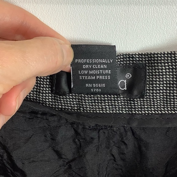 𝅺Vintage Rafaella Women's High Rise Wool Pleated Dress Pants Career Trousers 8 - Picture 7 of 8